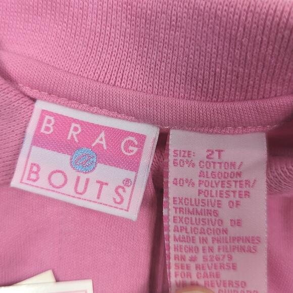 Vintage Brag A Bouts Dress Girls Size 2T Pink Polo Preppy - Picture 6 of 6